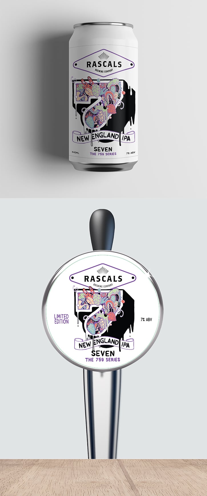Rascals Craft Brewing 7 New England IPA Tasting Notes