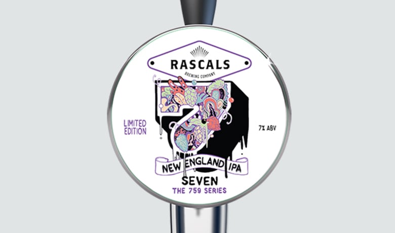 Rascals Craft Brewing 7 new england IPA