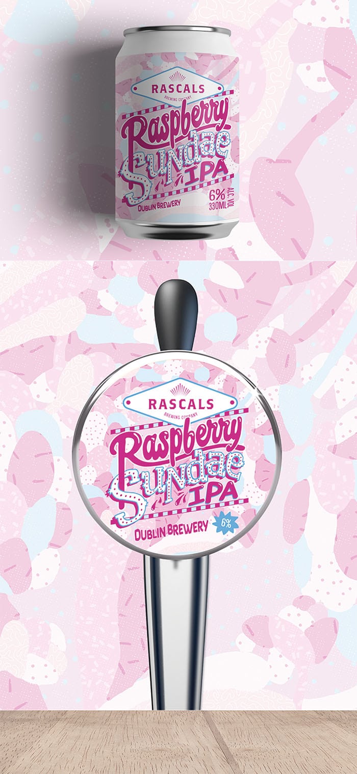 Rascals Craft Brewing Raspberry Sundae IPA